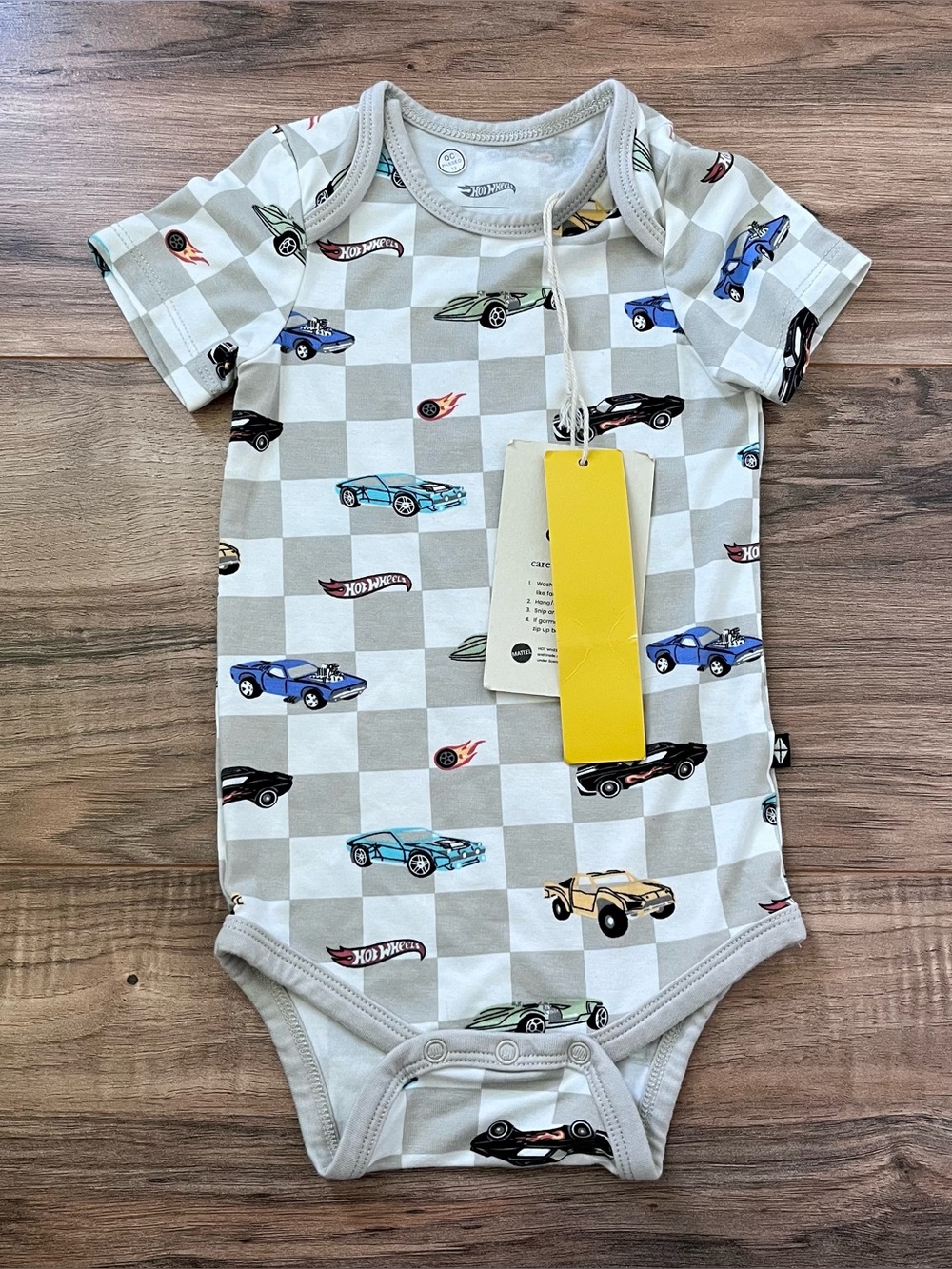 NWT Kyte Baby x Hot Wheels short sleeve body suit